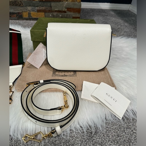 Gucci Adidas Black and White leather Bag - Picture 7 of 16